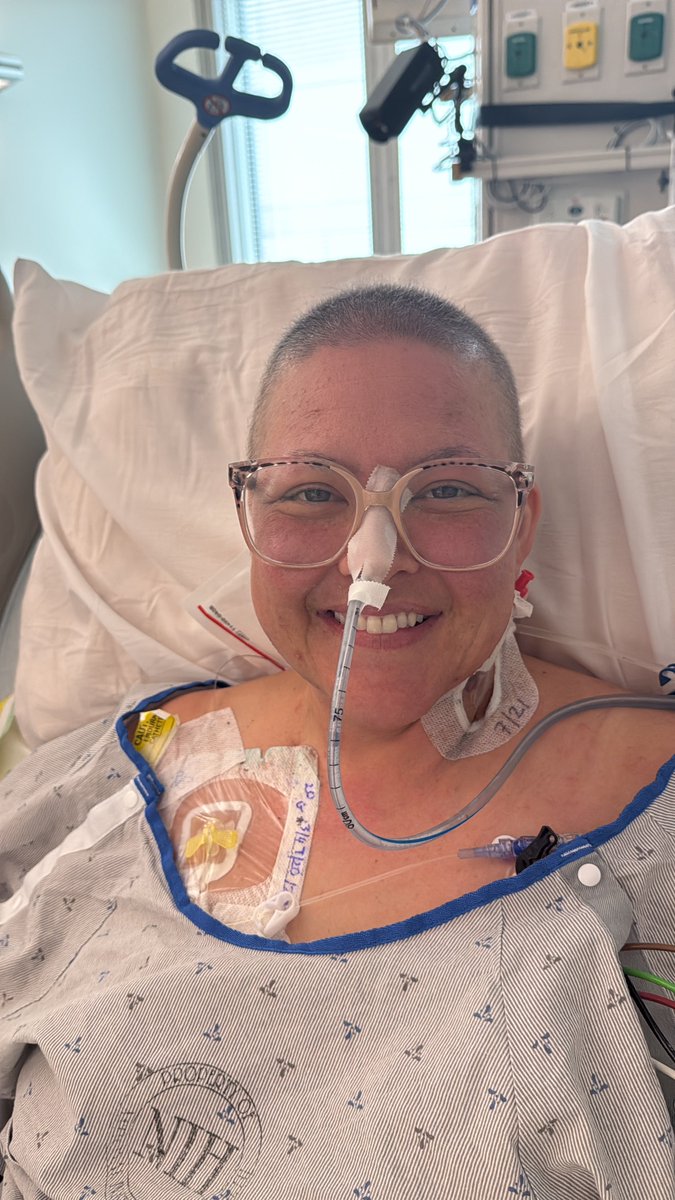 Update- They told me that she would be out all day at least maybe 2. I come walking around the corner to her room she is sitting up smiling and waiving at me. Everyone in this hospital is shocked she is talking and sitting up! Our God is so amazing y’all and my wife is a beast.