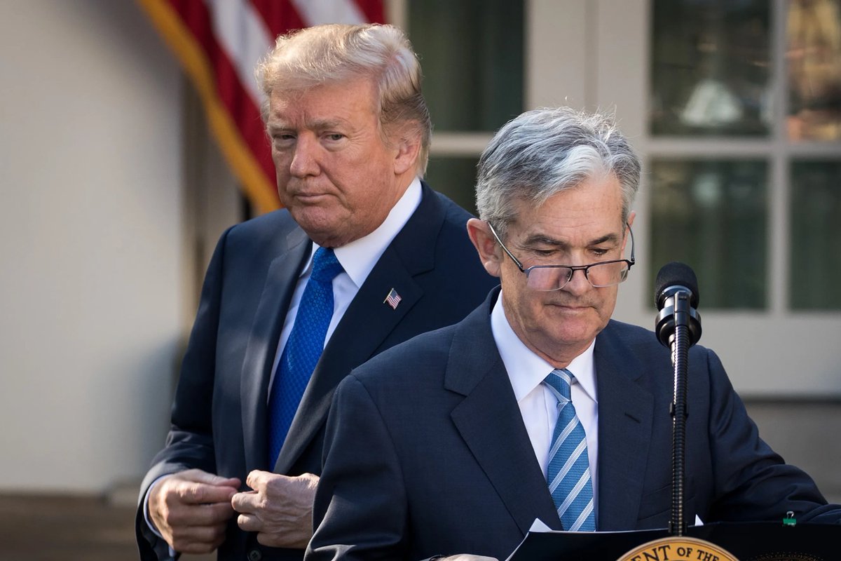 litnewsnet's tweet image. #BREAKING: Donald Trump accuses Fed Chair Jerome Powell of keeping interest rates elevated for political gain