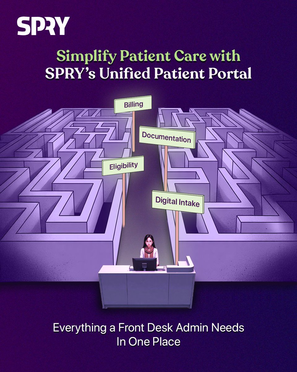 SPRY PT (@spry575503) on Twitter photo Tired of juggling tools? Meet SPRY's Patient Portal. Your all-in-one hub for patient coordination. Hop on now: sprypt.com
#healthtech #patientportal #healthcareusa #rehabtech #ptlife #usa2025 #spry #sprypt Tired of juggling tools? Meet SPRY's Patient Portal. Your all-in-one hub for patient coordination. Hop on now: sprypt.com
#healthtech #patientportal #healthcareusa #rehabtech #ptlife #usa2025 #spry #sprypt