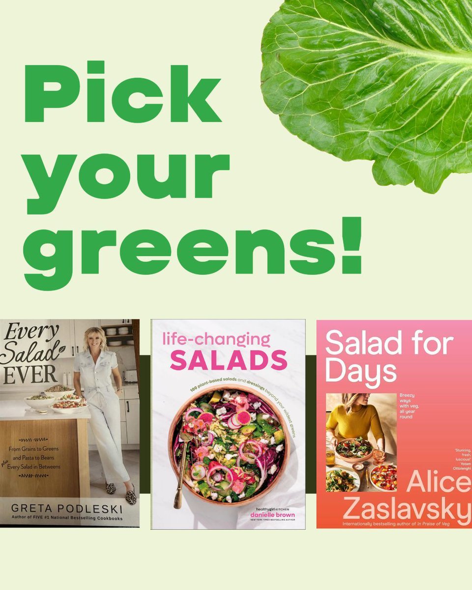 londonlibrary's tweet image. Forget summer blockbusters, this is the summer of salad books. 📚🥗
We’re serving up page-turners with dressing and we need your help to crown the Salad Book of the Summer! Which will it be?