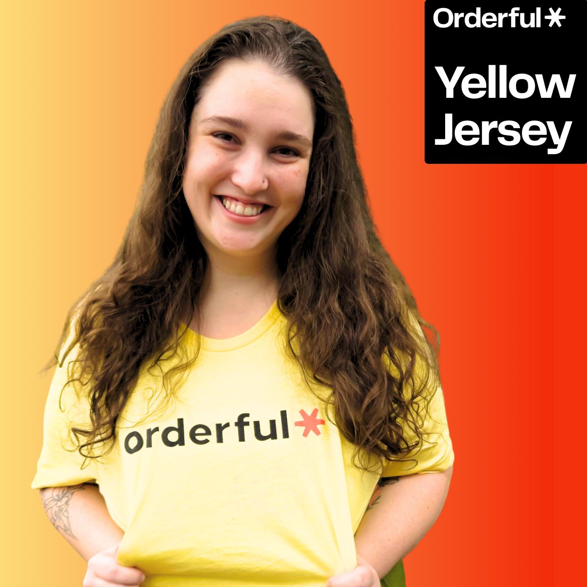 orderful's tweet image. 🚴♀️ Shoutout to Cara Yost, our latest Yellow Jersey winner!
🏆 This is awarded to team members who lead from the front with excellence, grit and impact
Cara was recognized for her work in network certification and AI-powered EDI innovation
👉 Learn more: hubs.la/Q03ygXHv0