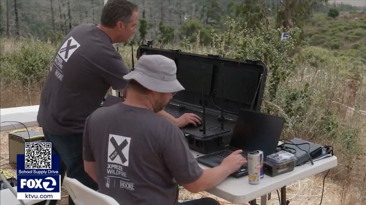 xprize's tweet image. Semifinals testing is in full swing for the #XPRIZEWildfire Autonomous Wildfire Response Track! 🔥 @KTVU was on site to cover team Ember Flash Aerospace as they tested their technology. Learn more about their work here: ktvu.com/video/1677598