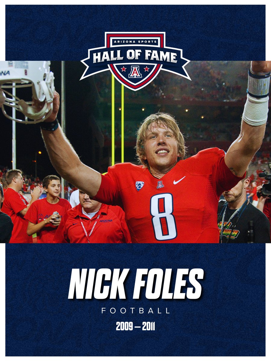AZATHLETICS's tweet image. NFL Champion
Super Bowl MVP
@ArizonaFBall's Leader in Career Passing Yards
Welcome to the Arizona Sports Hall of Fame, Nick Foles!