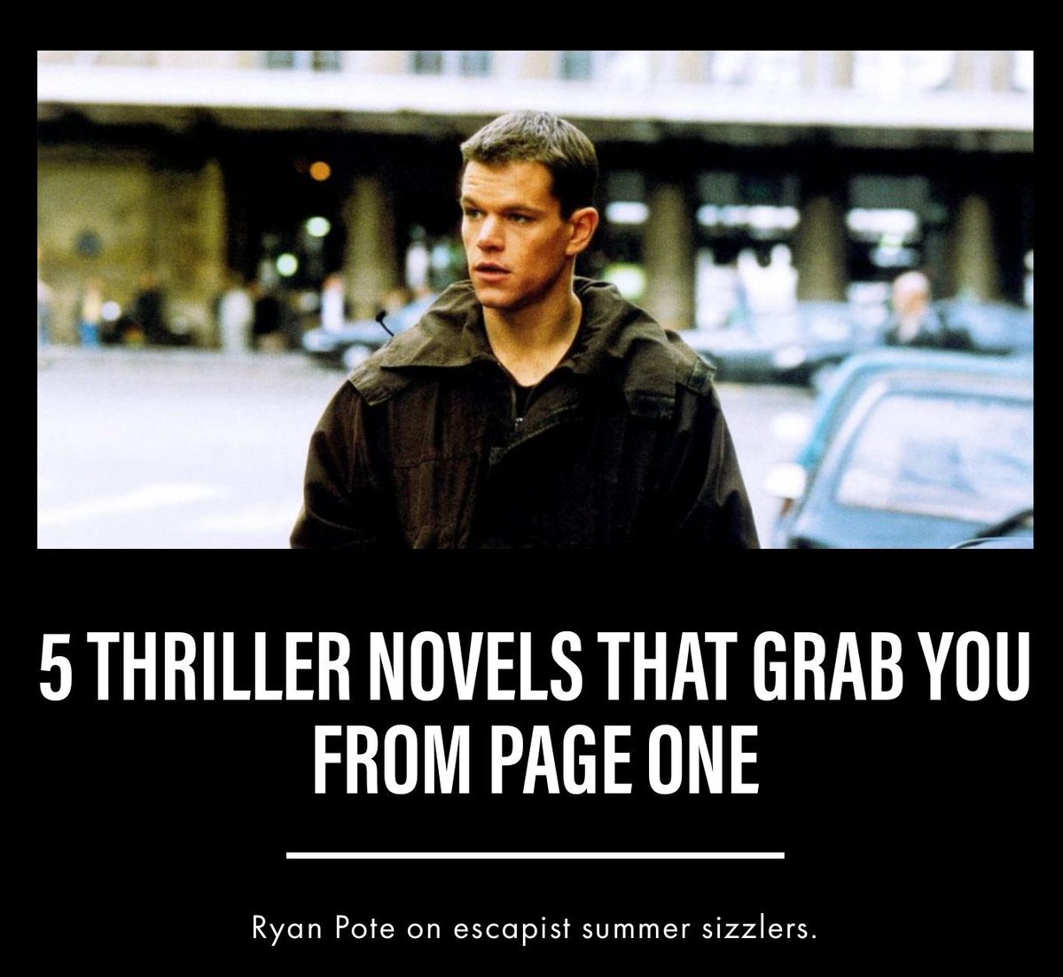 ryanpotebooks's tweet image. Check out the article I wrote for Crimereads on escapist summer reading!
Link in bio
crimereads.com/5-thriller-nov…