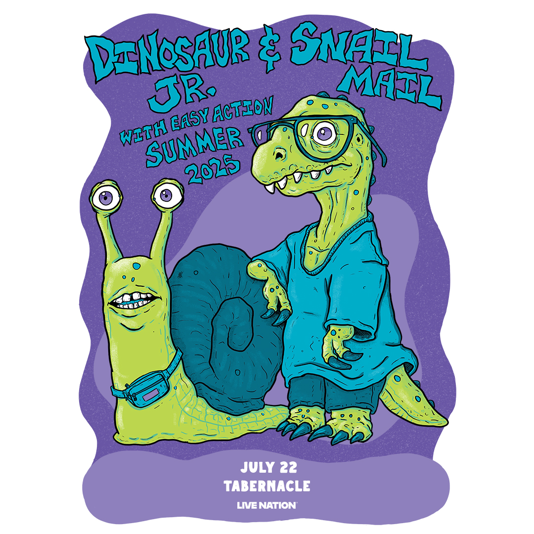 TabernacleATL's tweet image. 🦖TONIGHT (7/22) 🦖 Dinosaur Jr. + Snail Mail with Easy Action!
🕖 Doors: 6PM / Show: 6:45PM
⭐️ Tix, Upgrades, Venue Info & more: livemu.sc/4e3qXgf