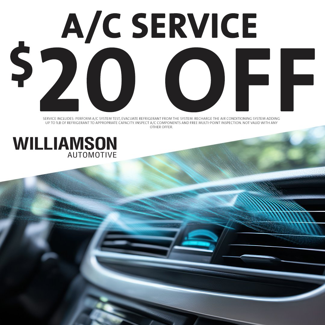 Don't let car issues ruin your summer fun - bring your car in today! Keep cool and save $20 on A/C service!
 
 #WilliamsonIsMiami #Cadillac #Buick #GMC #carservice
