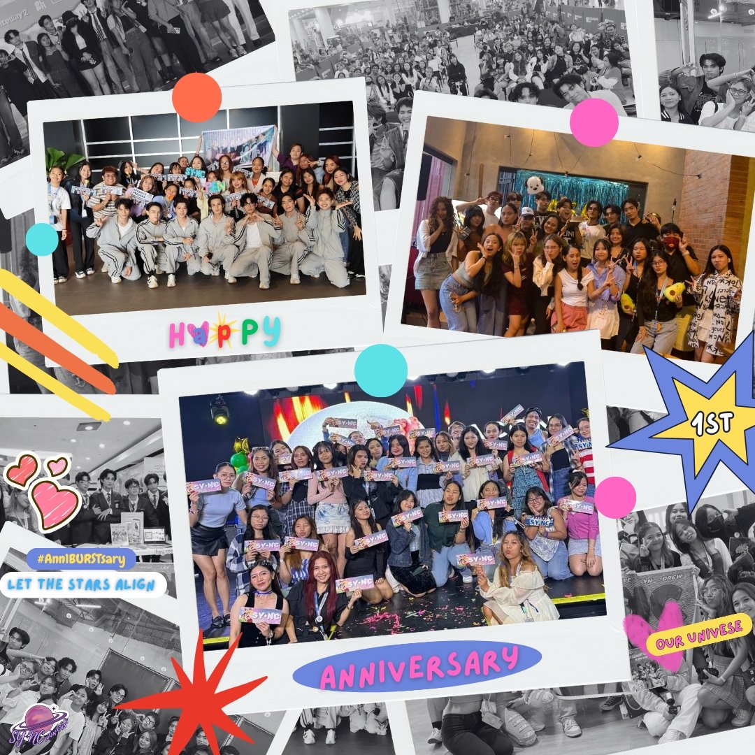 One year ago, the stars aligned—and together, we created a galaxy of memories. Happy 1st Anniversary, Starburst.

UNANG TAONG PASABOG
#HappyAnn1BURSTsary
#SYNCph #AllForSYNC #SYNC_UNIVERSE <a href="/thesyncph/">SY•NC</a>