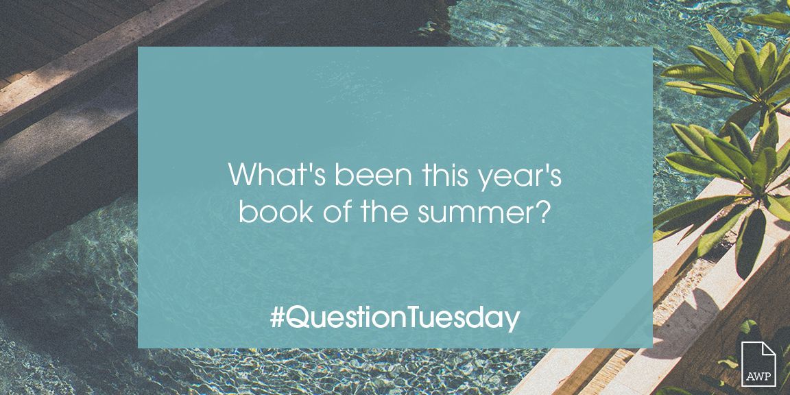 awpwriter's tweet image. #QuestionTuesday What’s been this year’s book of the summer?