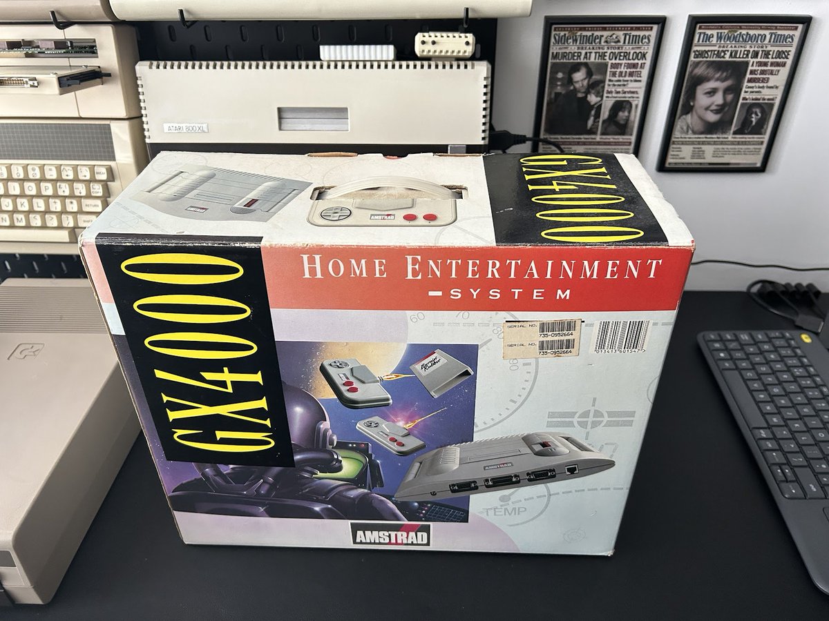 VirtualJames's tweet image. A new toy arrived today, an Amstrad GX4000.  It&apos;s always baffled me that the C64GS is now rare and expensive to collect, while the GX4000 is relatively common and inexpensive to purchase. I&apos;ll have to see what mods I can do to it at the weekend :) #amstrad
