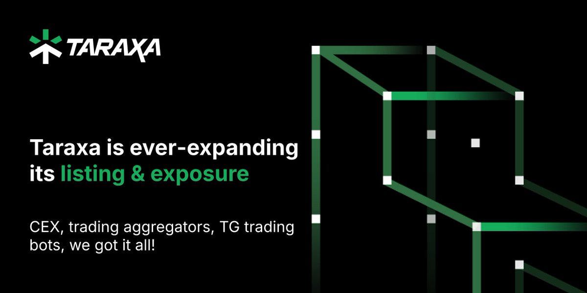 taraxa_project's tweet image. The $TARA ecosystem is rapidly expanding its reach via new listings on a variety of trading platforms.
@Tapbitglobal - CEX accessible in the US
@definedfi - trading aggregator & TG bot
@phanesbot - TG trading bot
More exposure of the Taraxa ecosystem, all the time. $TARA never…