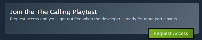 **Streamers / VTubers / Content Creators** - Upcoming playtest opportunity!

Looking for content creators and streamers for an upcoming playtest of The Calling, and just enabled signups on Steam if you'd like to check it out!

Signup here: store.steampowered.com/app/3830400/Th…