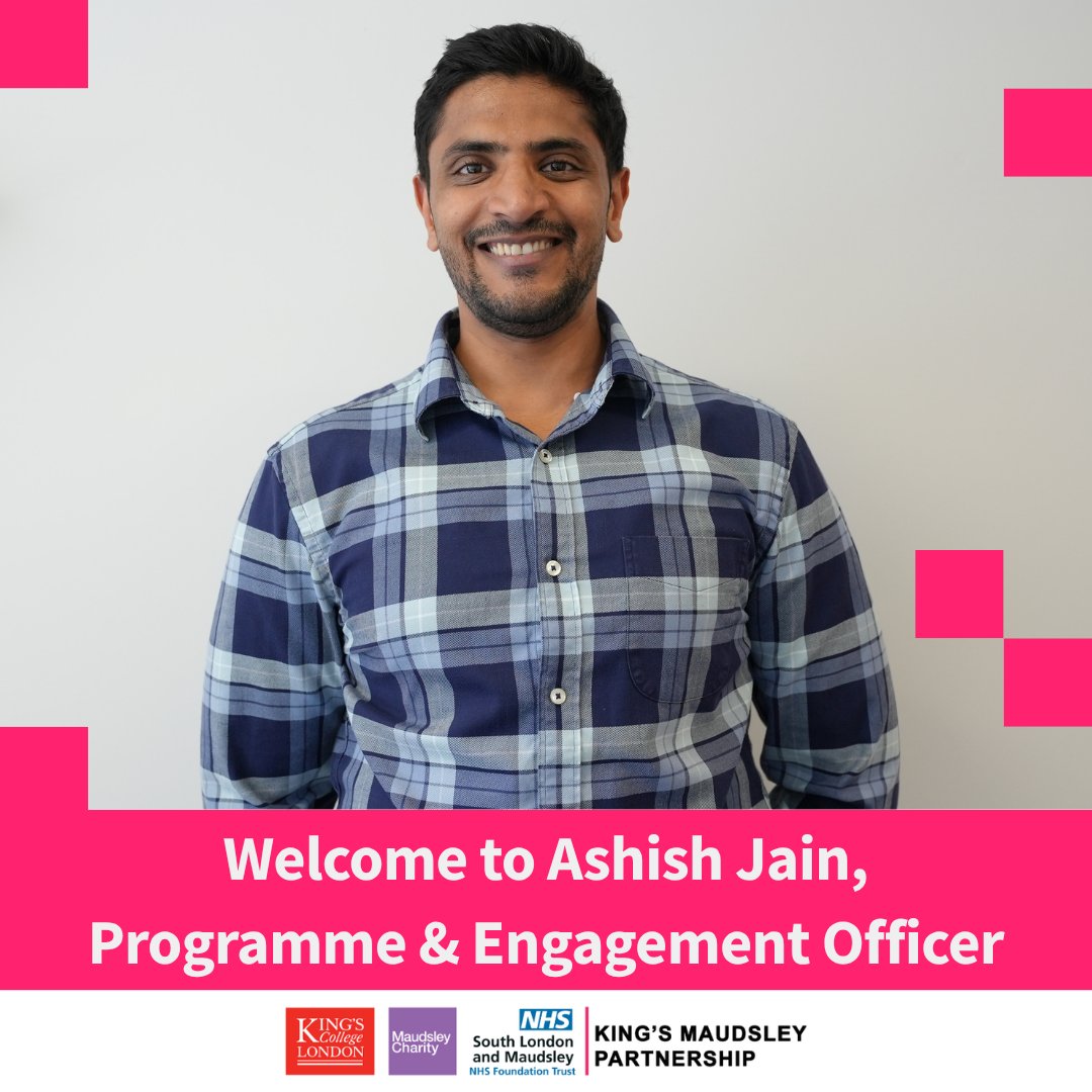 KingsMaudsley's tweet image. We are pleased to welcome Ashish Jain to the King’s Maudsley Partnership as Programme and Engagement Officer. Working on PCREF and as a NHS talking therapies counsellor, he brings valuable experience and expertise to support our mission. @KingsIoPPN @MaudsleyNHS @maudsleycharity