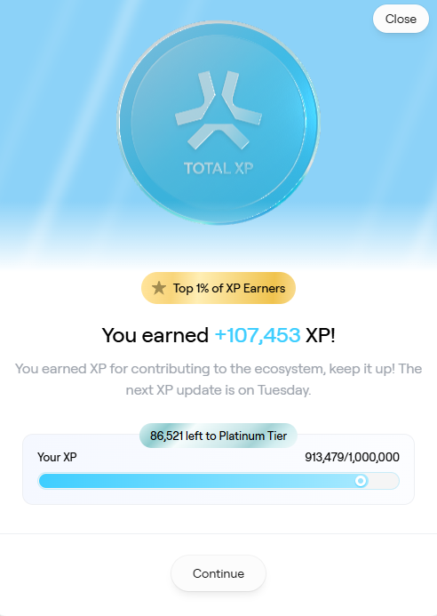 DegenJablko's tweet image. Good xp week on @AbstractChain 🔥

Seems like @playduper @playgigaverse and @PromotionRoyale cooked 👀

Need a higher boost tho 🤣
