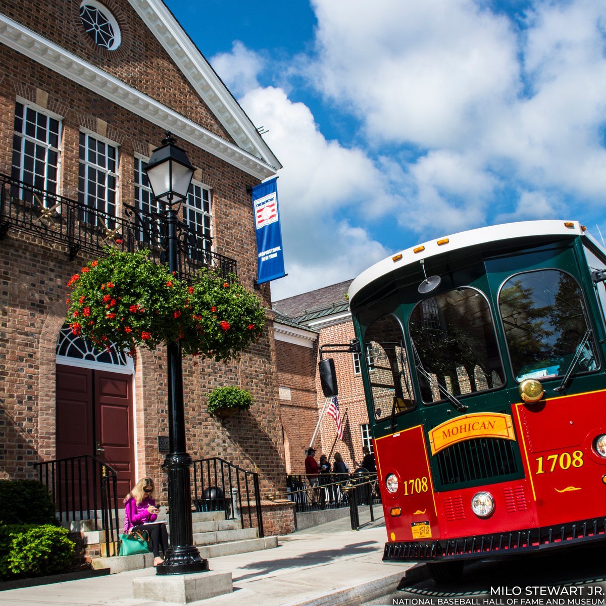 baseballhall's tweet image. Coming to Cooperstown for Saturday’s Parade of Legends and Sunday’s Induction Ceremony? Save this parking and transportation guide for trolley services, shuttles and periphery lots: ow.ly/hzou50WteLT