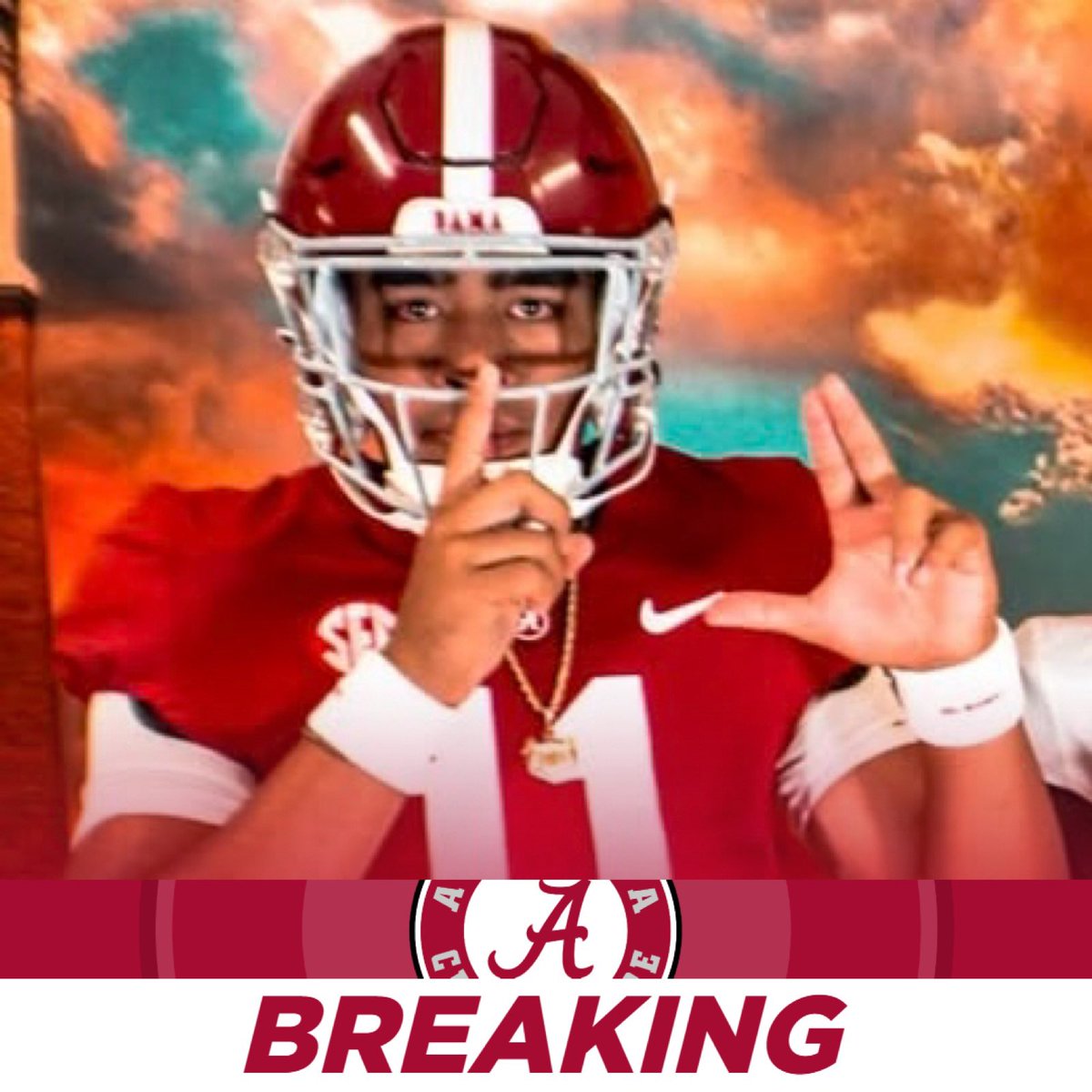 RecruitsBama's tweet image. ππ₯πππππ‘π: 2026 4 βοΈ QB Tayden Kaawa has COMMITTED to Alabama! π
The 6β4 235 QB chose the Crimson Tide over BYU and Boise State. He completed 187/294 (64%) passes for 2,890 yards, 28 TDs, and 9 INTs in 12 games last season.
Kaawa is ranked as the #166 player nationally,β¦