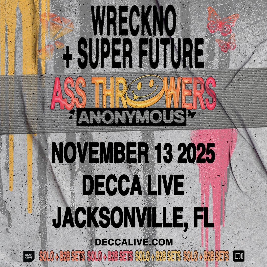 Wreckno X Super Future is coming to Jacksonville on Nov 13th 
Tickets are on sale Wednesday at 12pm EST!