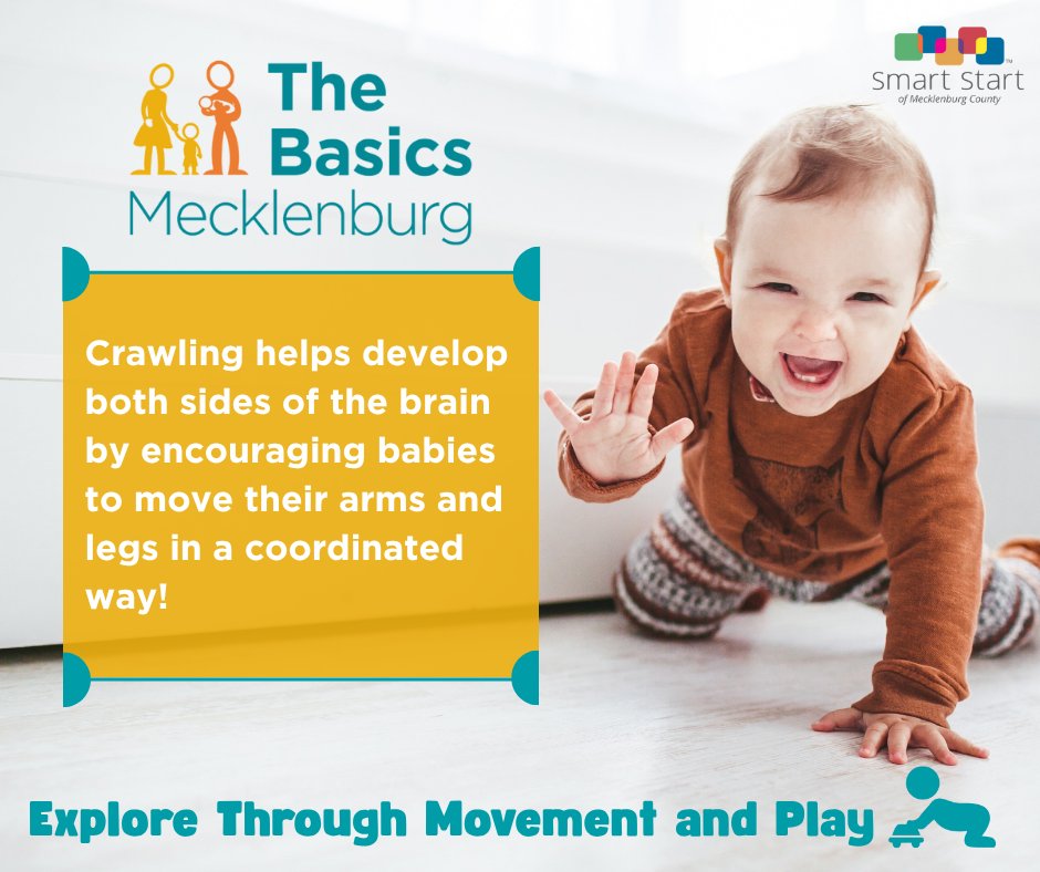 You can't walk until you crawl! Explore Through Movement &amp; Play is 1 of the 5 Basics Principles that give parents and caregivers fun, simple and powerful ways to help develop their child's young brains.

Get The Basics delivered to your inbox every month: ow.ly/vz8T50Wtqbk