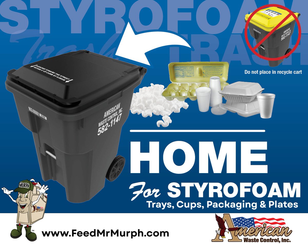 FeedMrMurph's tweet photo. When in doubt, check it out by going to https://t.co/pjdNVrFxUl or toss it out! Your recycle tote, refrigerator magnet, and recycle cart lid are also great resources for acceptable recyclables. https://t.co/15ayckfybJ