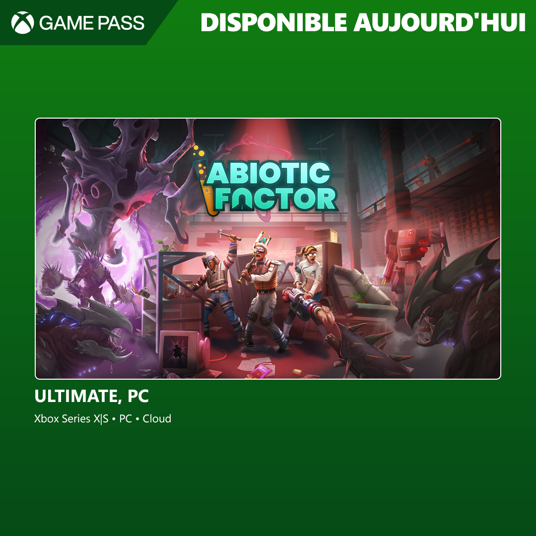 XboxGamePassFR's tweet image. bientôt dispo ⏩ dispo aujourd&apos;hui
kiff bien 😎