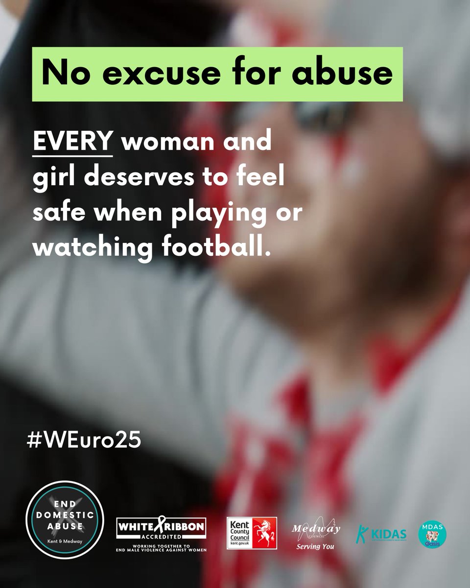 As England take on their #WEuro semi-final match tonight, let's unite to tackle ending domestic abuse. 

There's no excuse for abuse. 

We've seen how players are experiencing hate right now. Every woman and girl deserves to feel safe when playing or watching football. Join