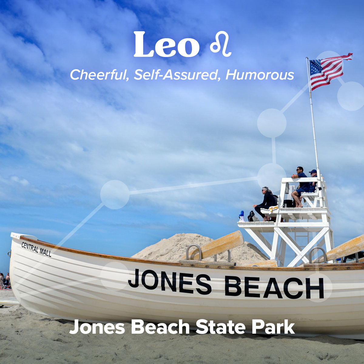 NYstateparks's tweet image. ♌ Spend the day soaking up the sun at the most-visited state park, Jones Beach! A park that embodies what it means to be a Leo. Bringing laughs and cheerful summer memories to all who visit, it's got activities for days. Discover your Long Island getaway. loom.ly/TKgI9cM