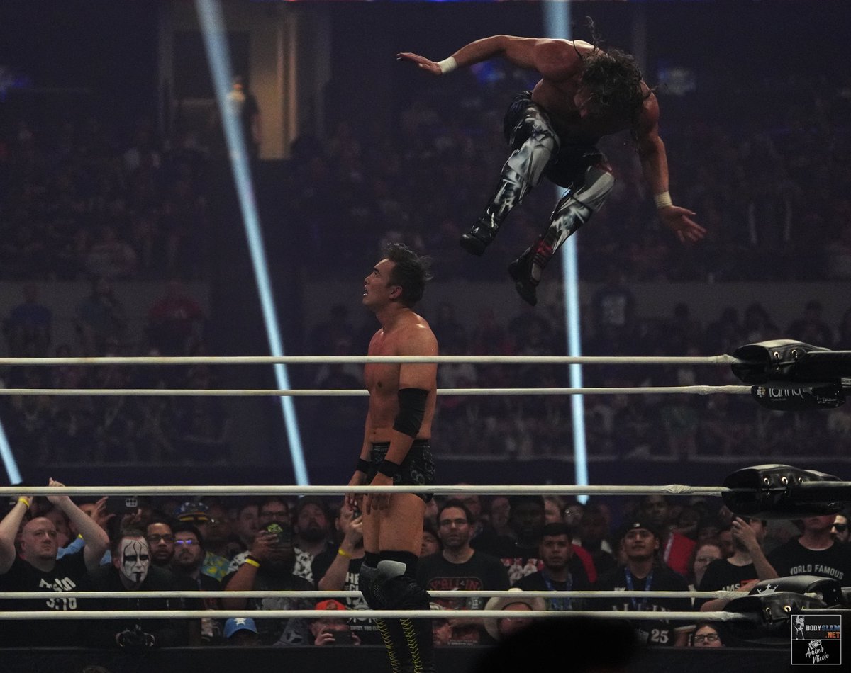 AmberNicoPhoto's tweet image. Kenny Omega vs. Kazuchika Okada at AEW All In in Dallas, TX #aew #aewdynamite #aewallin #allintexas #aewcollision #allelitewrestling #wrestling #ambernicophoto #kennyomega #okada