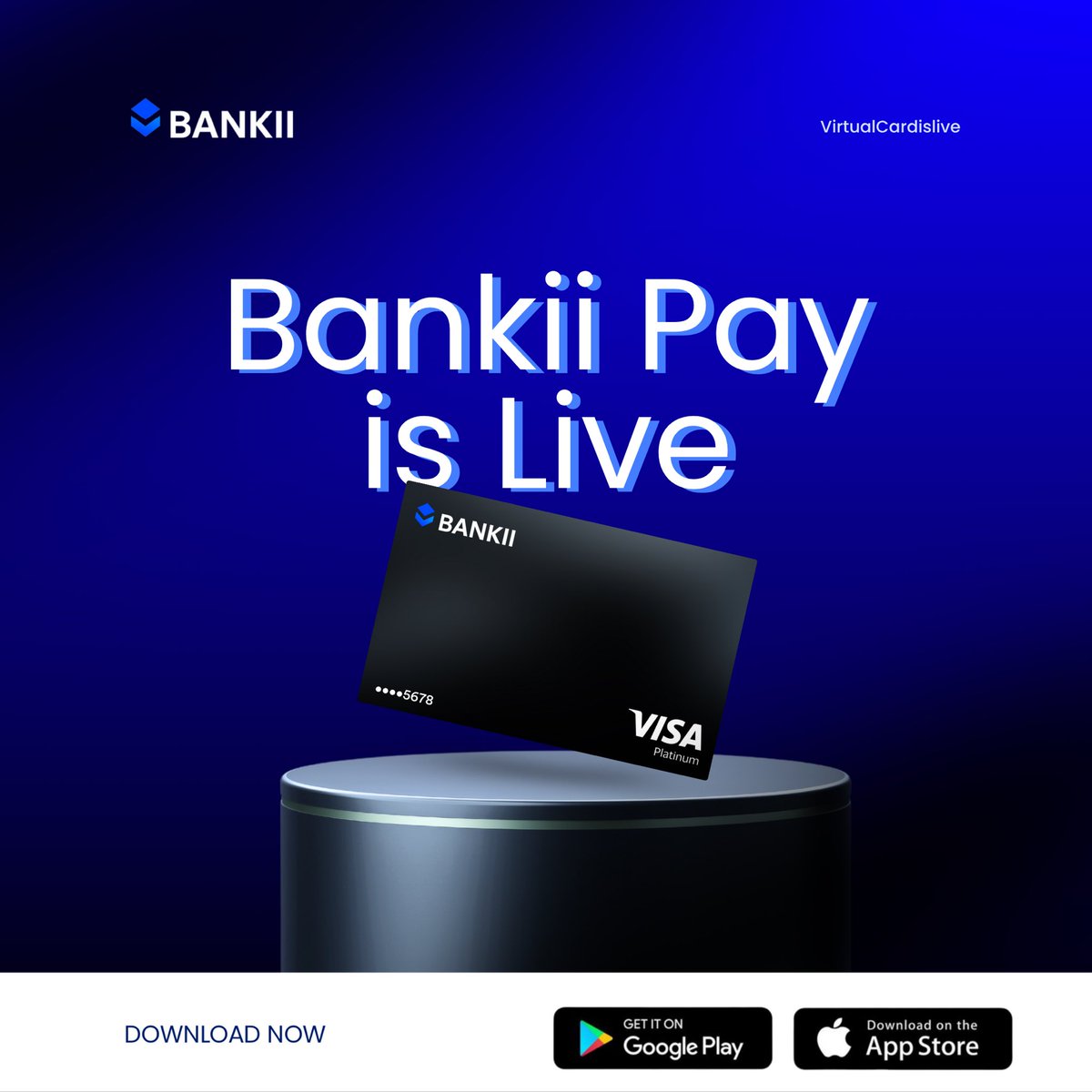 Alkexpay's tweet photo. It’s happening 🎉
Bankii Pay is live and ready to move your money at the speed of crypto.
 Cards. Payments. Control , all in one app.

Download the app now and get started https://t.co/rmtNQY1sjN https://t.co/BAiu6rbTKB