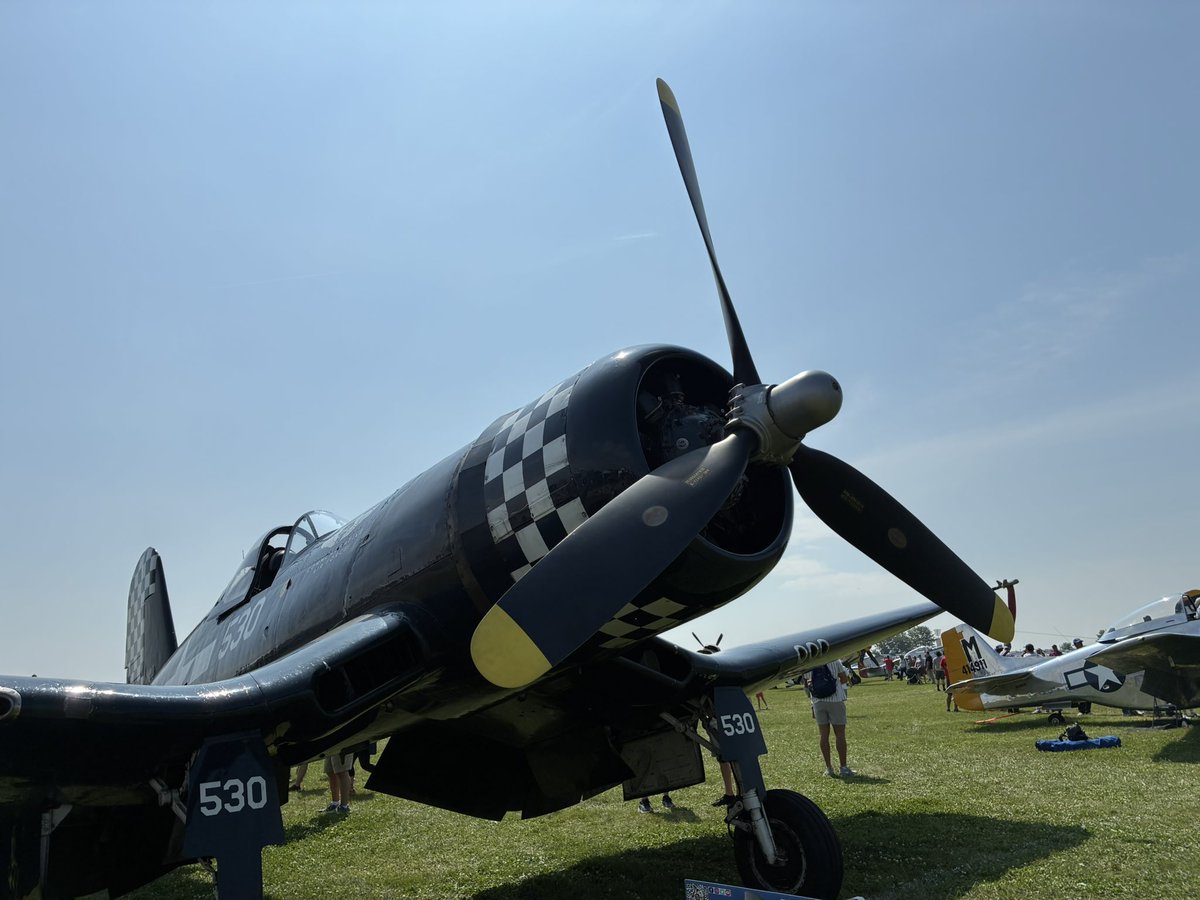 Jen_Niffer's tweet image. Where are the Corsair fans? #avgeek #aviation #airplane #OSH25
