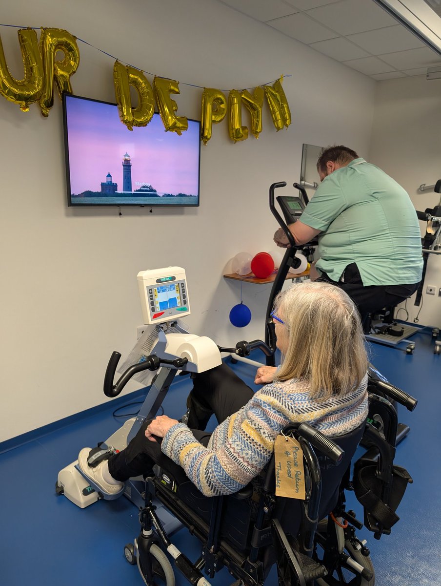 PlymUnit's tweet image. Some highlights from day 2!
Amazing efforts from patients and staff. Follow us on Instagram and Facebook for more updates.
#tourdeplym #neurorehab #Fundraiser #wegotthis #bestteam #teamwork
