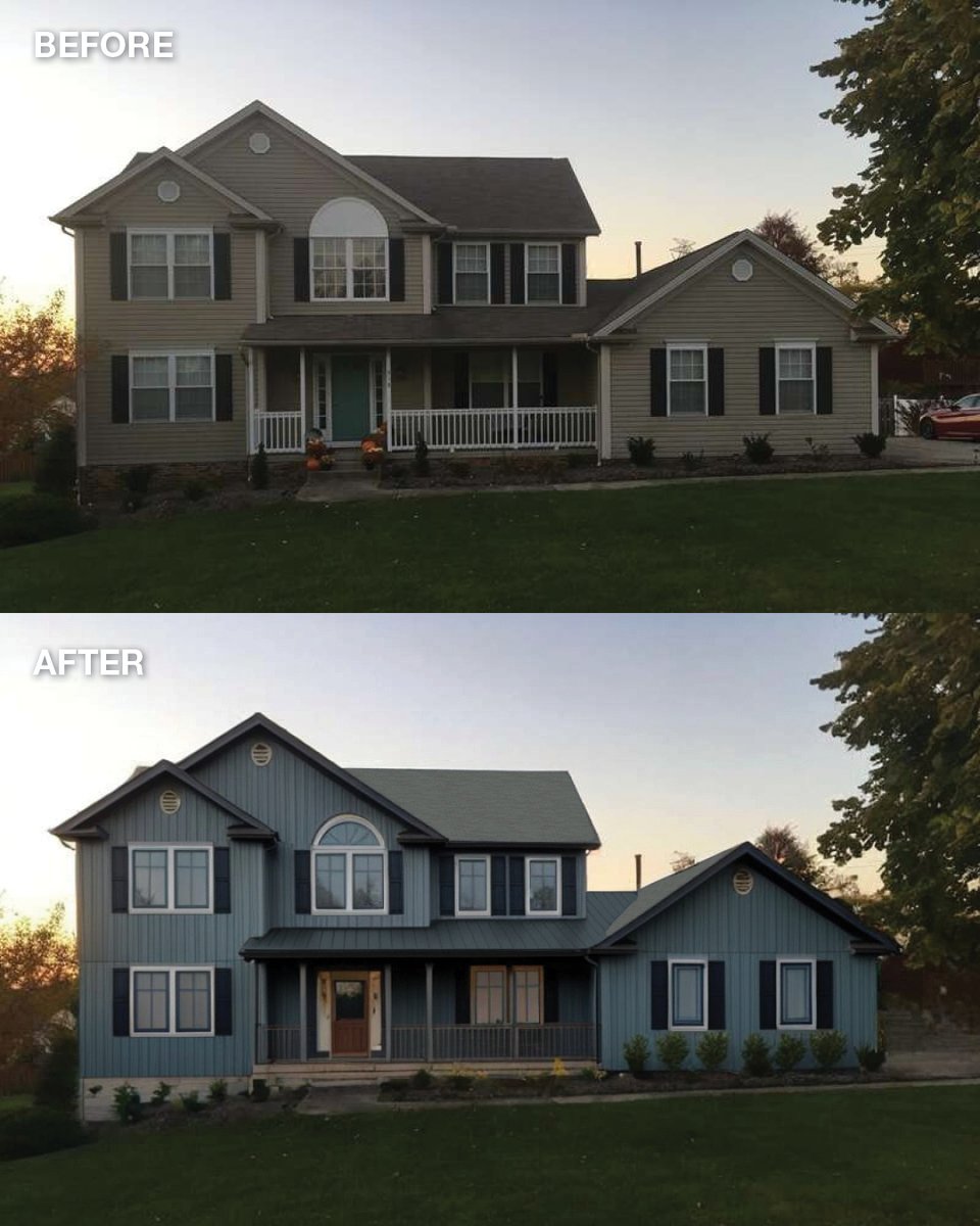 JamesHardie's tweet image. Which before-and-after transformation is your favorite? Let us know in the comments below! 👇
These refreshed facades were brought to life with Hardie™ Designer, powered by Hover®. With this tool, you can browse siding products and colors from #JamesHardie on your home.
Try…