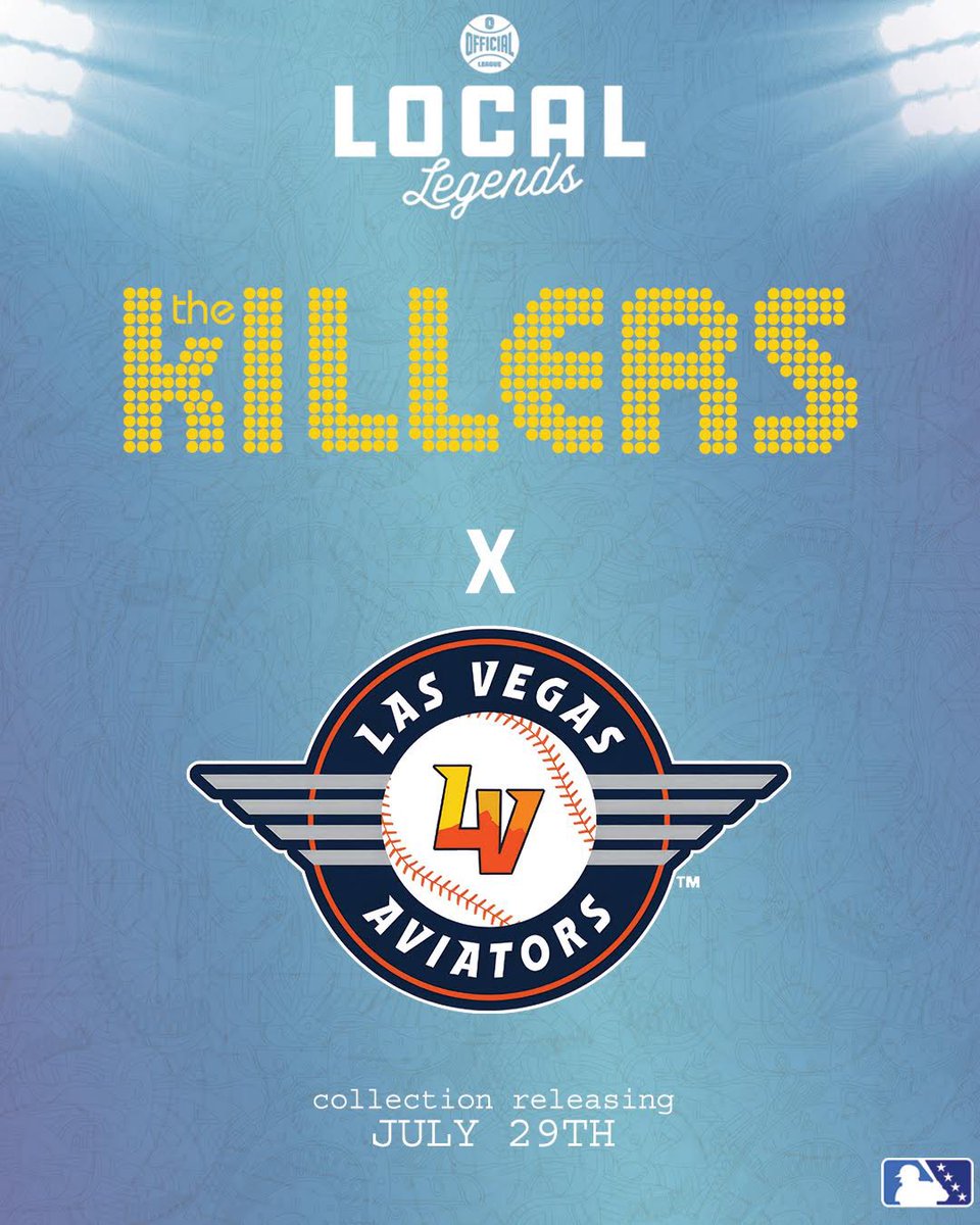 officialeague's tweet image. NEW COLLECTION RELEASING JULY 29TH: THE KILLERS X AVIATORS
LOCAL LEGENDS