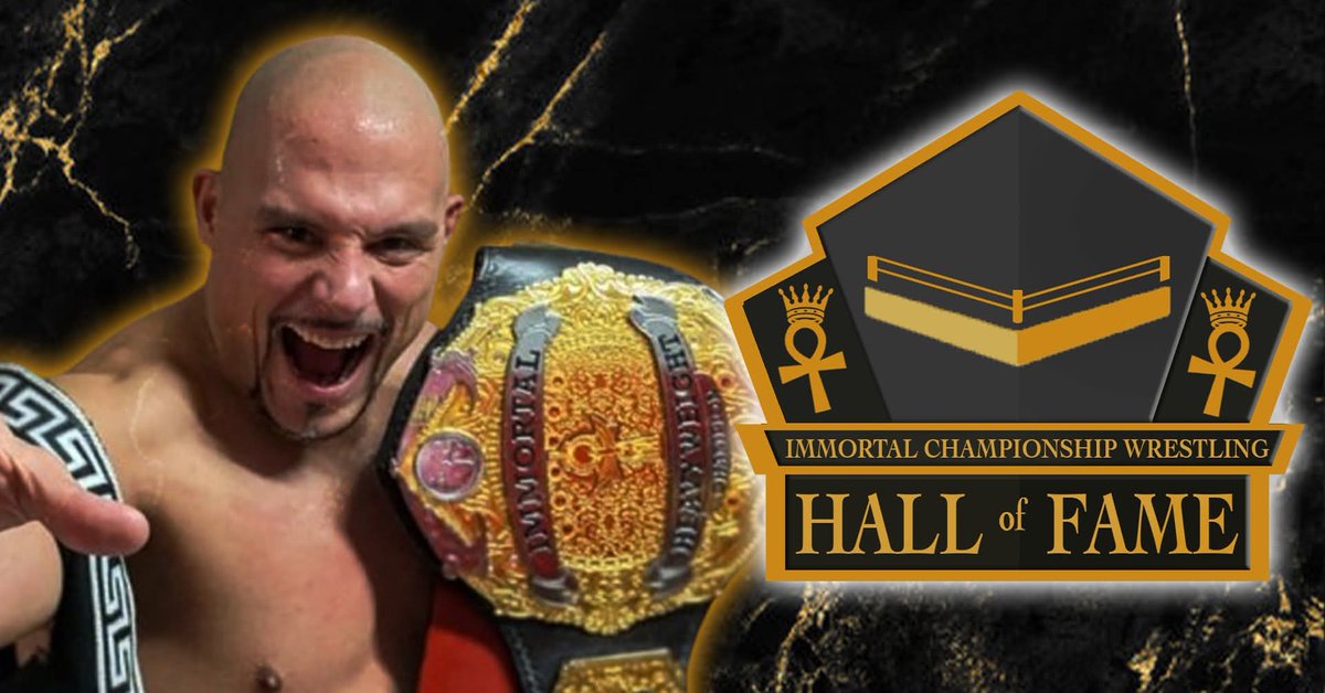 ImmortalCW's tweet image. 🚨Breaking News🚨
The longest-reigning #ICW Heavweight Champion of all time, Greek God Papadon joins the 2025 Class of the ICW HOF! GGP joins Teddy Long and Sensei Mattick in the Class of 2025 to be inducted at #FuryAtTheFairgrounds!