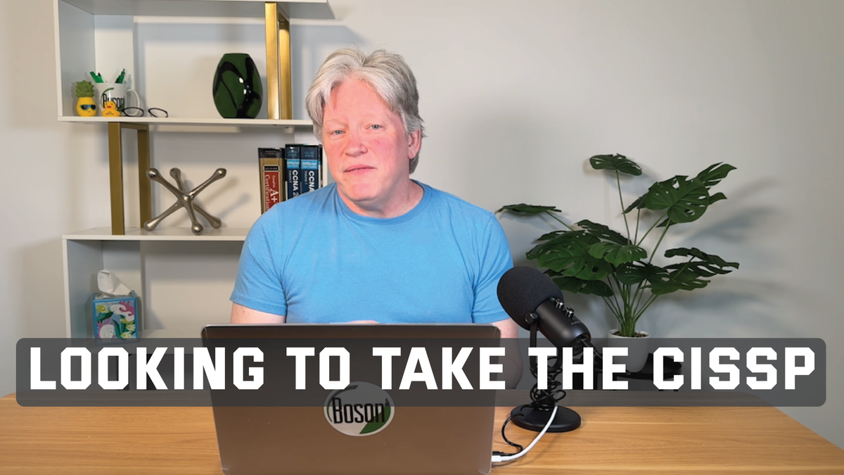 Preparing for the CISSP exam?

You’re not alone, this is one of the most challenging and rewarding certifications in cybersecurity.

Boson senior content writer Michael breaks down
How to build a smart study plan
The best learning resources 
What to expect on test day

Check out