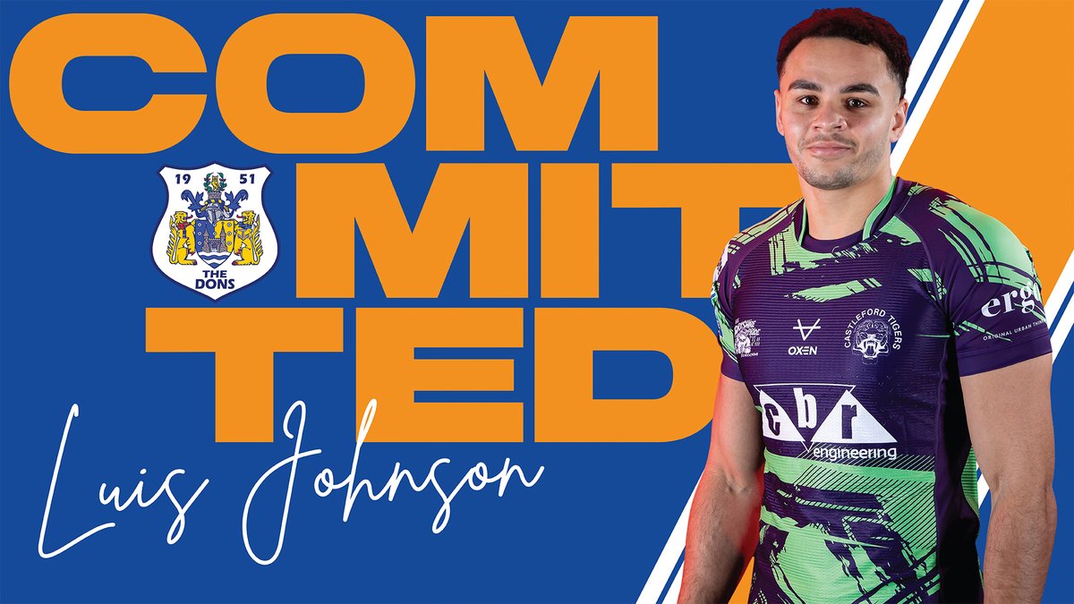 Doncaster_RLFC's tweet image. ✍️ SIGNING | Welcome Luis Johnson
The Dons are delighted to announce the signing of former-Betfred Super League second-rower Luis Johnson.
Read more ⤵️
tinyurl.com/mchx2v6j
🔵 #COYD 🟠