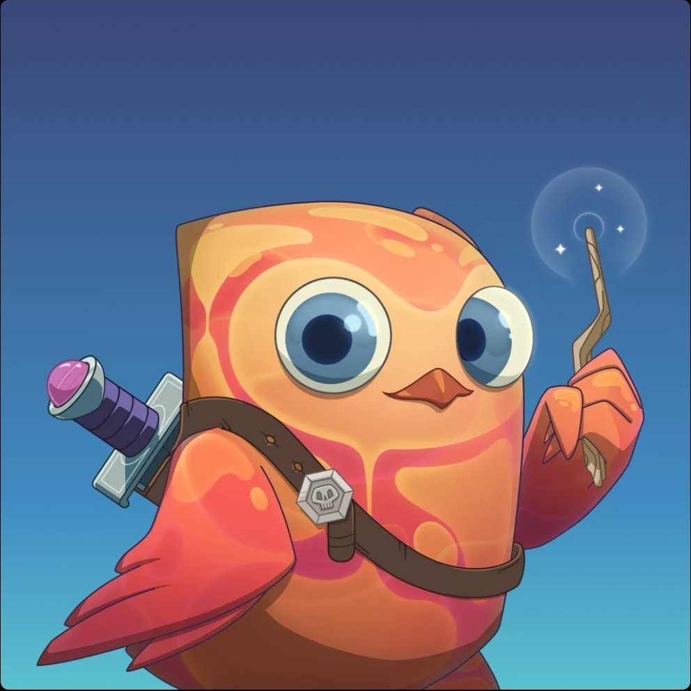 japengnese's tweet image. the artwork Ive seen on the TL made by @StoopidPenguin_ got me to join the @moonbirds with this mythical mage warrior-
Do birbs follow birbs?