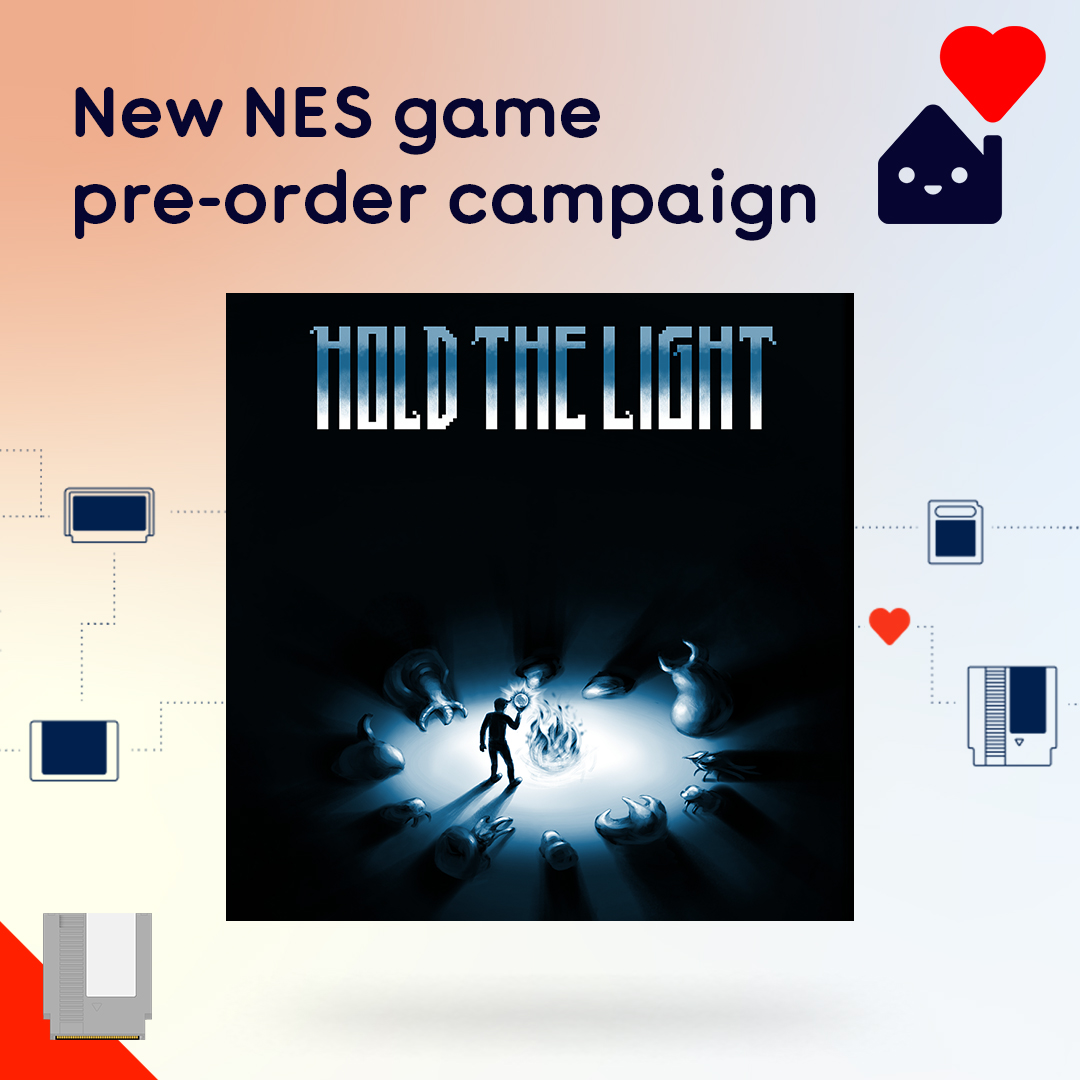 HomebrewFactory's tweet image. 📢NEW NES PRE-ORDER CAMPAIGN
Hold the Light is an action game where the player tries to prevent darkness from extinguishing the central fire.
A new NES game by @tsbfstudio
Only 25 pre-orders required to launch production :)
➡️ homebrew-factory.com/nes/152-hold-t…