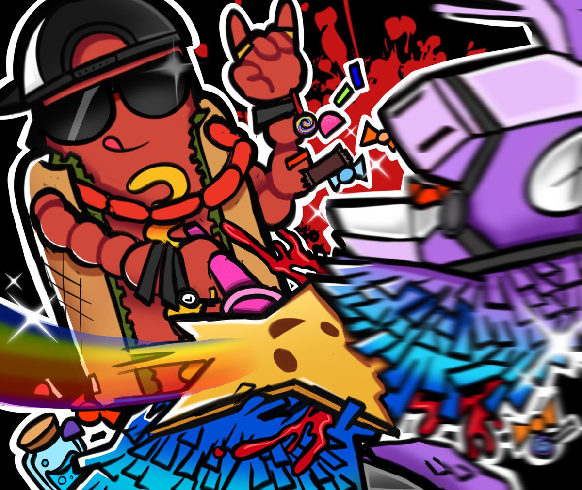 Xtremelypuzzled's tweet image. Looting! #fortnitefanart #fortnitethebrat #fortnite