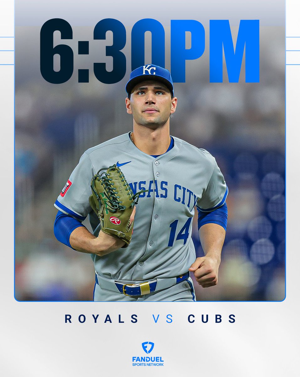 FanDuelSN_KC's tweet image. Let&apos;s keep rolling 😎

Watch game two against the Cubs tonight on FanDuel Sports Network.

#FountainsUp