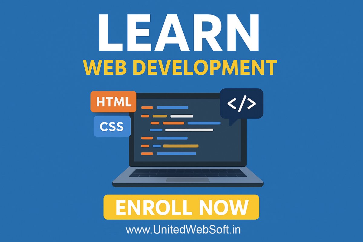 unitedwebsoft1's tweet photo. Become a Full Stack Developer with UnitedWebSoft!
Learn Web Design, PHP, Laravel, JS, MySQL &amp; more in our hands-on course! 🎓💻
🎯 100% practical | Certification | Job Support
👉 Enroll now: https://t.co/nGR9C9PHWp

#FullStack #WebDesign #UnitedWebSoft #CodingBootcamp https://t.co/HGYdlxNpJC