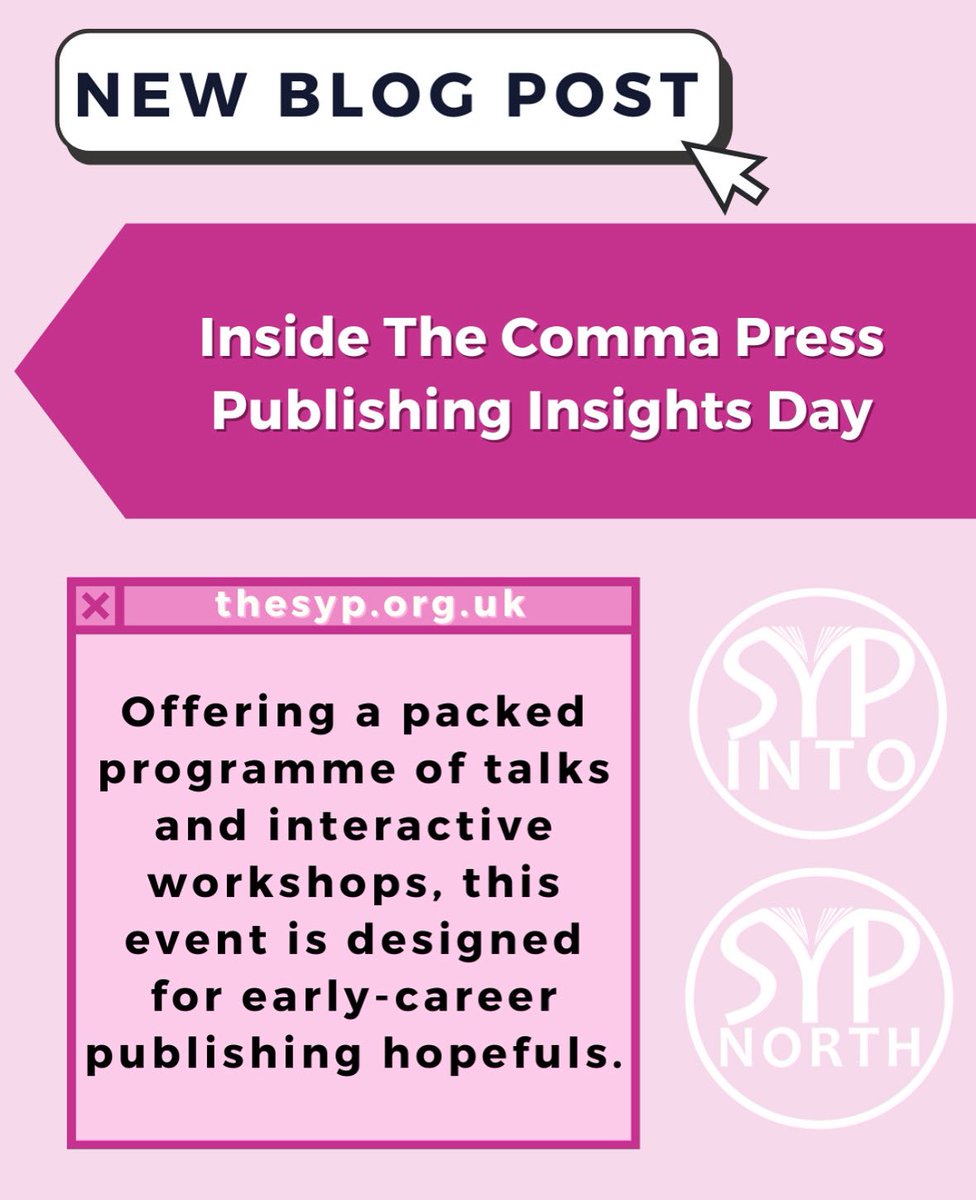 SYP North (@sypnorth) on Twitter photo Check out our new blog post through the link in bio!
In this post, Sophie writes about the wonderful Comma Press Insights Day we attended earlier this month <a href="/commapress/">Comma Press🍉 #CeasefireNow</a>
#SYPNorth #Publishing #SYPblog #CommaPress Check out our new blog post through the link in bio!
In this post, Sophie writes about the wonderful Comma Press Insights Day we attended earlier this month <a href="/commapress/">Comma Press🍉 #CeasefireNow</a>
#SYPNorth #Publishing #SYPblog #CommaPress