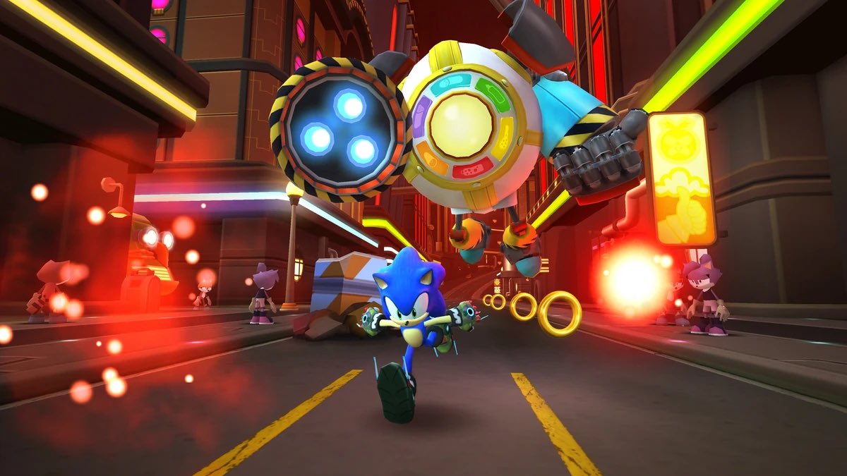 SonicMobileNews's tweet image. Sonic Prime Recap is coming to Sonic Dash on July 25!
•Boscage Maze Sonic
•Rusty Rose
•Nine
•Grim Sonic
•Dread
The New Yoke track will also probably return for this event