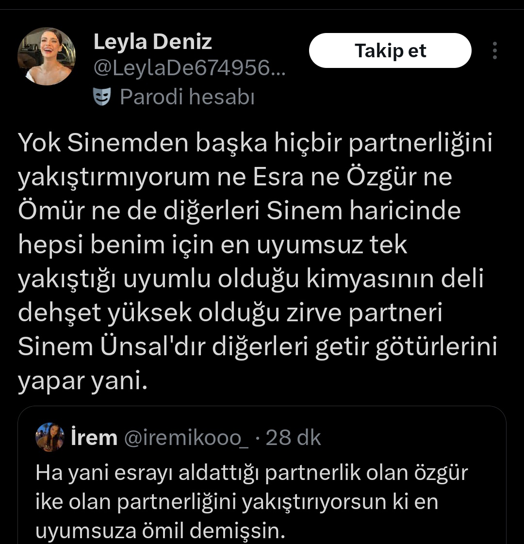 Keşke engellemeseydinde senin bize cevap verme şansın olduğu gibi bizim de sana olsaydı. Seviyeli tartışmak sizin neyinize bu kafa ike yaşamaya devam edin.