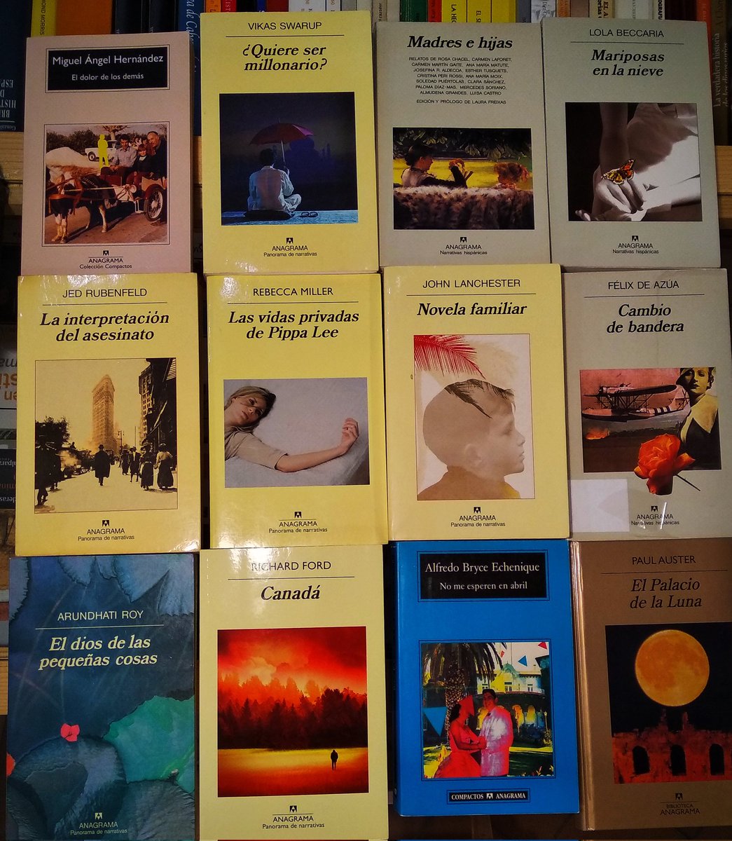 pablogonz68's tweet image. Algunos de nuestros libros de #Anagrama en El Perro de San Roque 1 de Sevilla. Vendemos libros usados a 10€/kg. Démosles a los buenos libros una segunda oportunidad. De Martes a Sábado de 10 a 14h y de 17 a 21h. ¡Venirse!