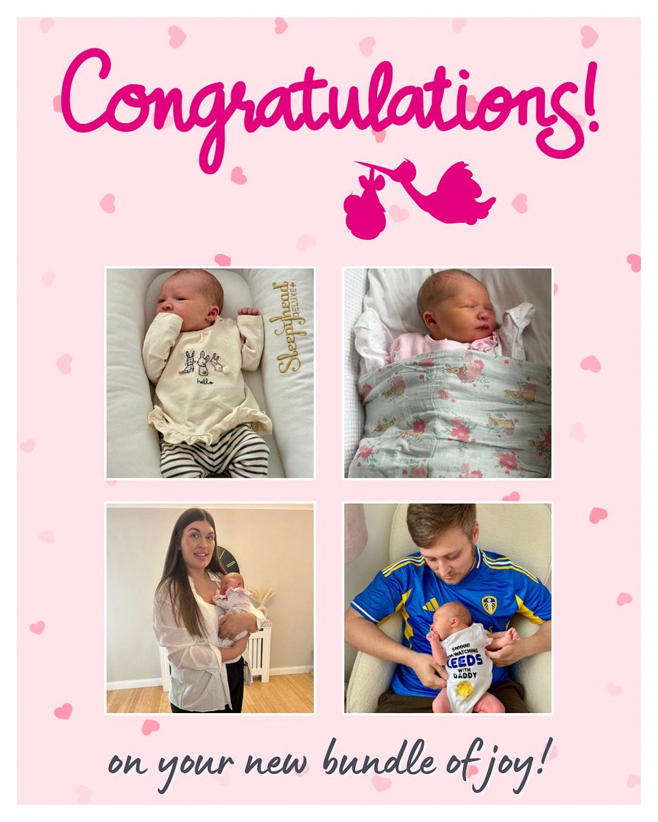 💖 Please join us in wishing huge congratulations to Jessica &amp; Callum of Team DY on the arrival of their beautiful baby girl, Sofia Willow White 👶🏼

🎀 Wishing you all the love and happiness as you begin this exciting new chapter as a family 🍼✨

#Welcome #NewBaby #BabyGirl
