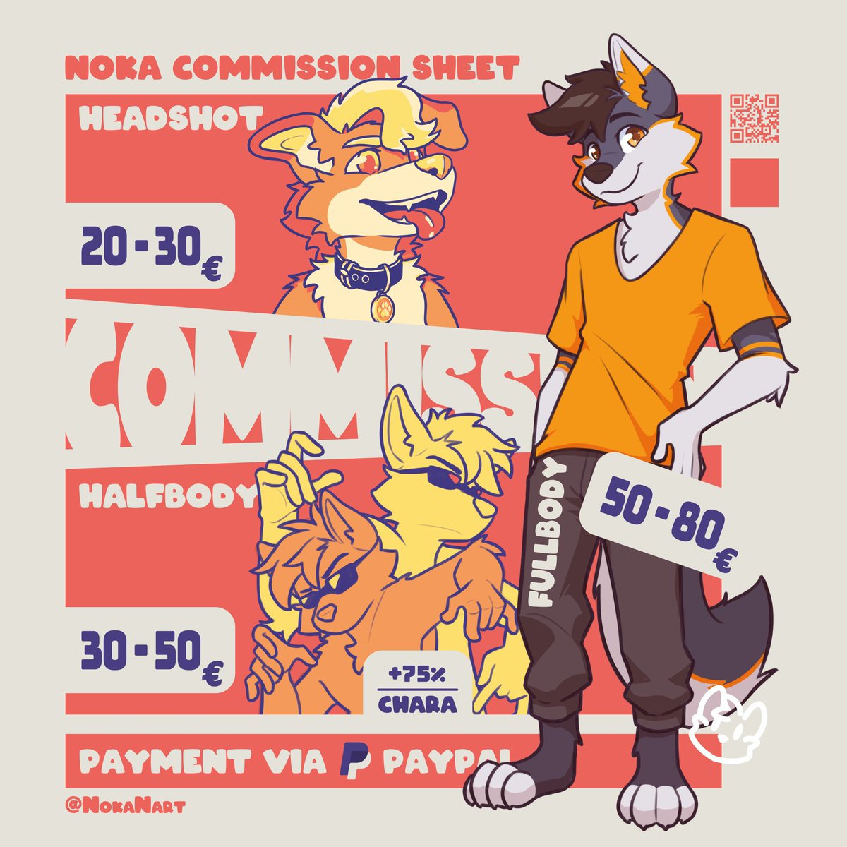 NokaNart's tweet photo. After much thought and preparation...
✨ My commissions are now open!
Only 5 slots available — the form is ready for you.
Got questions or need more info? Feel free to reach out.
https://t.co/yEJYmrSwcW https://t.co/TYnz8b9i8y