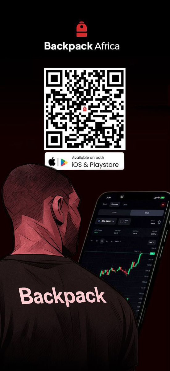 Zaynahb4's tweet image. 🚨 TRADE & EARN CAMPAIGN IS LIVE!
🎯 Total Reward Pool: $250
⏰ July 17th- 30th, 2025.
📲 How to Join:
1️⃣ Download the Backpack app:
👉 backpack.exchange/refer/zgemini
2️⃣ Tap the top-right corner & enter: zgemini (compulsory )
3️⃣ Complete your KYC using NIN or BVN
👇 Check comment