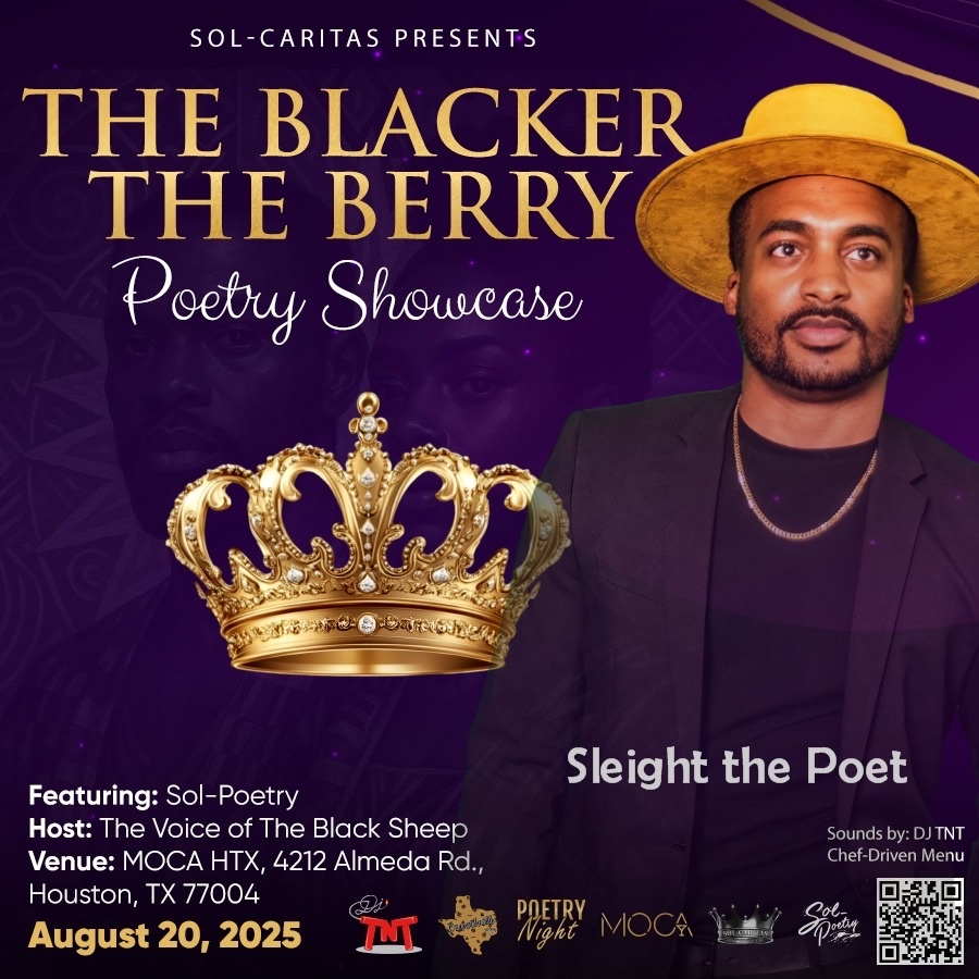 sleightlypoetic's tweet photo. Next poetry show is Wednesday, August 20th at MOCA HTX. Come checkout the all male lineup! Link for tickets is in my bio. 
#poet #poetry #solpoetry #solis #houstonpoetry #houstonpoet #poetryshow #sleight #sleightthepoet https://t.co/F1njXfvY2K