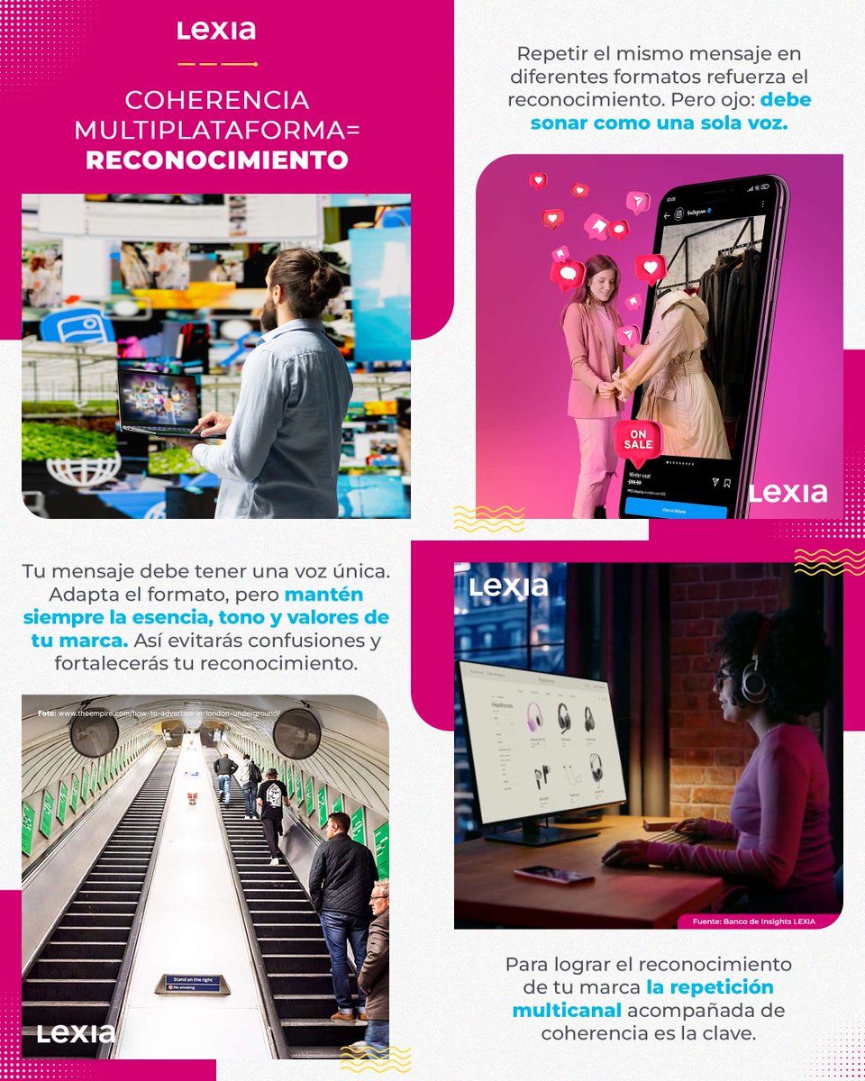 ¿Quieres que tu marca sea reconocida? La clave es la coherencia multiplataforma. 

#SocialMedia #Multicanalidad #BrandRecognition