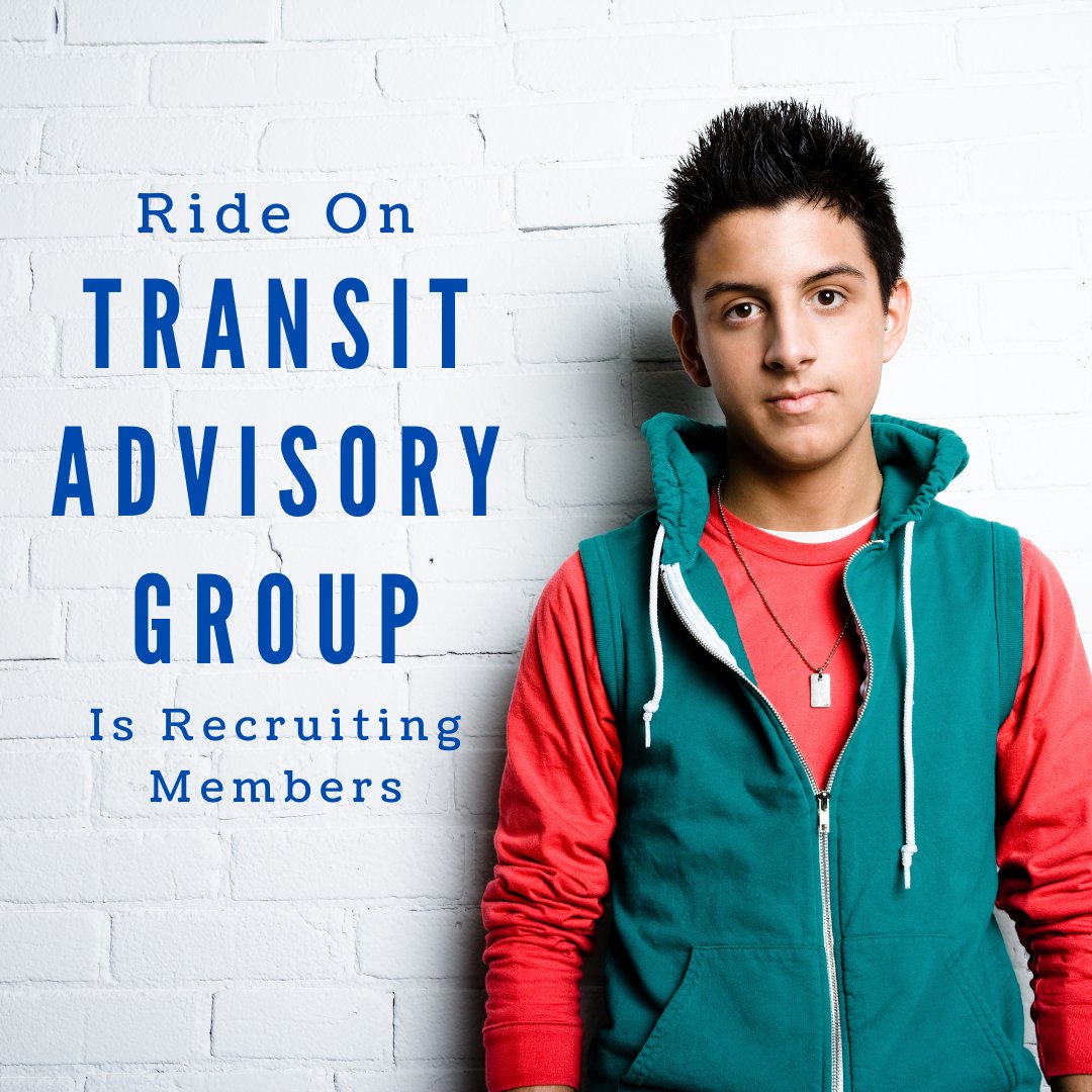 RideOnMCT's tweet image. Ride On is looking for persons with disabilities, high school students, bilingual people, and older adults to join our Transit Advisory Group. For more information and to apply, visit ow.ly/BsWp50QIpAA