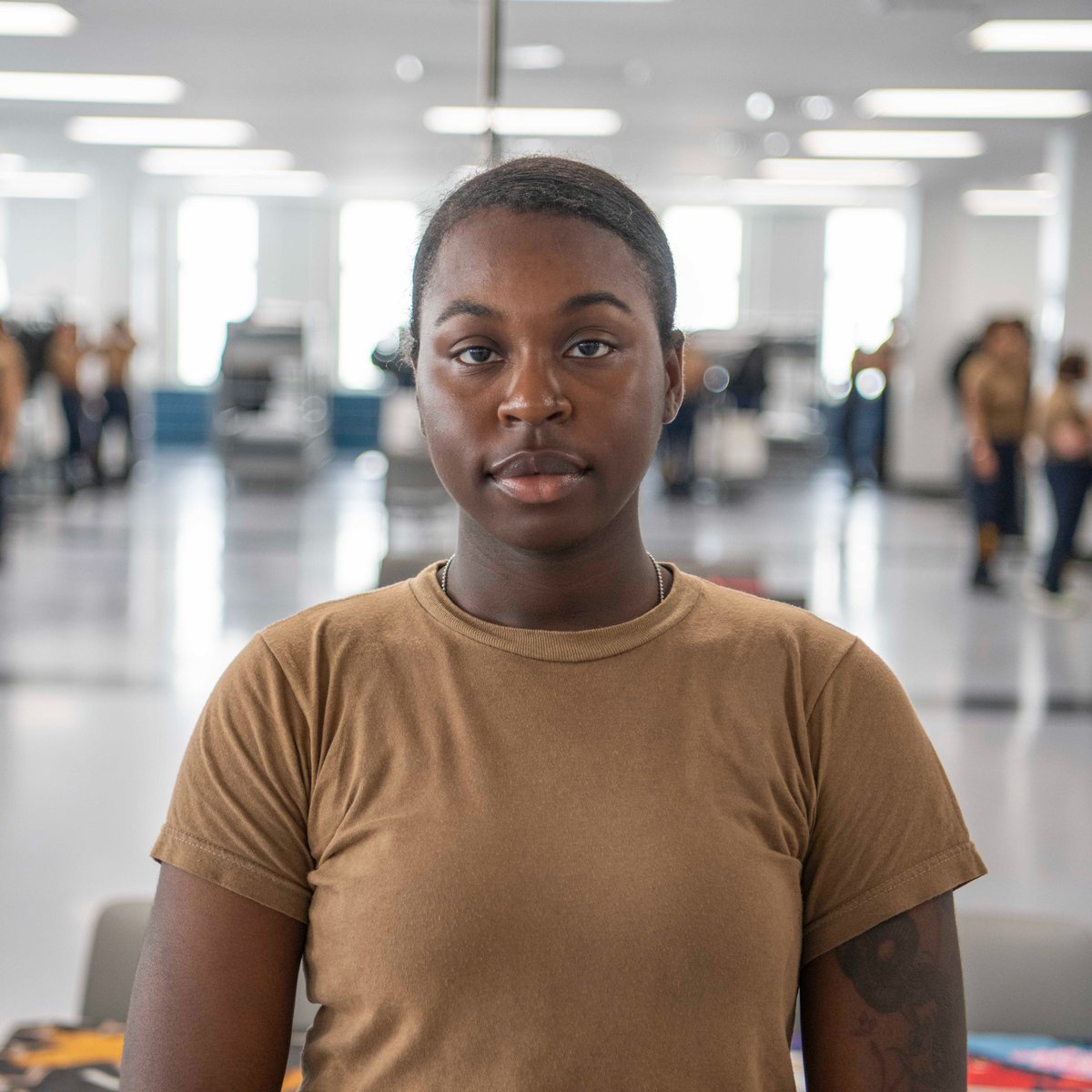 “I had no idea what AROC was before the Navy, our RDC's asked for volunteers to audition and I stepped up for the position. I am glad I stepped up for the challenge." #facesofbootcamp
Seaman Recruit Keira Jones
Prospective Rating: Information Technician